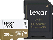 Lexar Professional 1000x microSDHC UHS-II 256GB + SD adapter