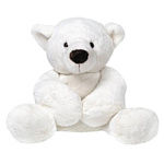 Gulliver Медведь белый, лежачий (48 см)