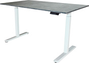 Ergovida Electric Desk (бетон чикаго светло-серый/белый)