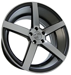Sakura Wheels 9135 9.5x19/5x120 D74.1 ET27 Темно-серый с полировкой