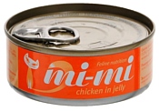 Mi-Mi Для кошек и котят Цыпленок в желе (0.08 кг) 1 шт.