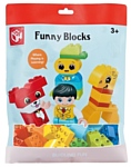 Kids home toys Funny Blocks JY236728 Розовый зайчик