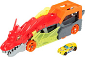 Hot Wheels Разъяренный дракон с хранилищем для машинок GTK42