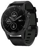 Garmin Fenix 5 Plus Sapphire с кожаным ремешком