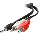 Jack 3.5 male - 2 RCA 10 м