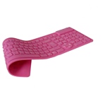 Manhattan Roll-Up Keyboard 177566 Pink USB