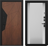 Guard Combi Mirror шпон корица/шагрень белая (96x205, правая)