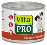 Vita PRO (0.2 кг) 1 шт. Мясное меню для собак, говядина