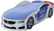 Мебелев БМВ-М Police 196x80 см (белый/синий) Мебелев БМВ-М Police 196x80 см (белый/синий)