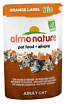 Almo Nature Orange Label Bio Adult Cat Beef and Vegetables (0.07 кг) 1 шт.