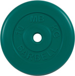 MB Barbell Стандарт 31 мм (1x10 кг, зеленый)