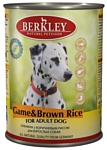 Berkley (0.4 кг) 6 шт. Паштет для собак. Оленина с коричневым рисом