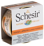 Schesir Кусочки в желе. Тунец с окунем в натуральном соусе. Консервы для кошек (0.07 кг) 1 шт.