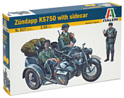 Italeri 317 Мотоцикл Zundapp KS750 with Sidecar