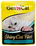 GimCat ShinyCat Filet тунец с креветками (0.07 кг) 1 шт.