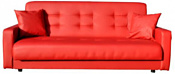 Craftmebel Аккорд 140 см (ППУ, экокожа, красный)