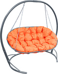 M-Group Мамасан 12120307 (серый/оранжевая подушка)