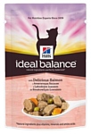 Hill's (0.085 кг) 1 шт. Ideal Balance Feline Adult with Delicious Salmon Pouch