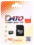 DATO microSDHC Class 10 UHS-I U1 16GB + SD adapter