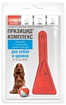 Apicenna капли от блох и клещей Празицид-комплекс для собак и щенков 10–20 кг для собак 1шт. в уп.