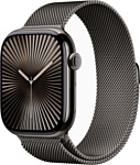 Apple Watch Series 10 LTE 46 мм (титановый корпус, миланский ремешок) Apple Watch Series 10 LTE 46 мм (титановый корпус, миланский ремешок)