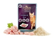 Nuevo Курица с рисом для стерилизованных кошек пауч (0.085 кг) 1 шт.
