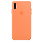 Apple Silicone Case для iPhone XS Max (свежая папайя)