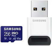 Samsung PRO Plus microSDXC 256GB MB-MD256SB (с кардридером)