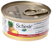 Schesir (0.075 кг) 1 шт. С куриным филе и ананасами для кошек
