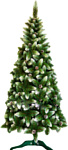 Christmas Tree Таежная с белыми концами и с шишками 1.8 м