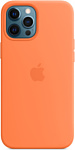 Apple MagSafe Silicone Case для iPhone 12 Pro Max (кумкват)