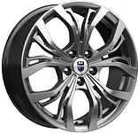 K&K Аламида КС660 6.5x16/5x114.3 D67.1 ET43 Дарк платинум