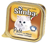 Simba Паштет для кошек Курица (0.1 кг) 3 шт.