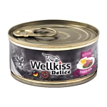 Wellkiss Delice нежная телятина для котят консервы (0.1 кг) 1 шт.