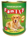 CLAN (0.75 кг) 6 шт. Family Паштет из курицы для собак