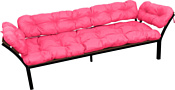 M-Group Дачный с подлокотниками 12170608 (розовая подушка)