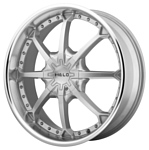 Helo HE871 8x18/6x135 D100.5 ET35 Silver with Machined Lip