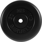 MB Barbell Стандарт 31 мм (1x20 кг, черный)