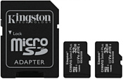 Kingston Canvas Select Plus microSDHC 2x32GB (с адаптером)