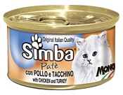 Simba Паштет для кошек Курица с индейкой (0.085 кг) 24 шт.