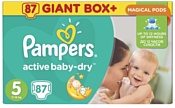 Pampers Active Baby-Dry 5 Junior (87 шт.)