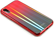 Case Aurora для iPhone X/XS (красный/синий)