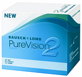 Bausch & Lomb Pure Vision 2 HD (от +1,0 до +6,0) 8.6mm Bausch & Lomb Pure Vision 2 HD (от +1,0 до +6,0) 8.6mm