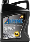 Alpine TDL 80W-90 GL-4/GL-5 5л