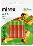 Mirex HR03 AAA 800mAh 4 шт. (HR03-08-E4)