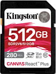 Kingston Canvas React Plus V60 SDXC 512GB