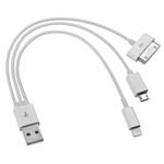 USB 2.0 - 30 pin/Lightning/micro-USB 2.0
