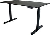 ErgoSmart Electric Desk Compact (дуб мореный/черный)