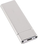 USBTOP SATA – USB3.1 Type-C (для жесткого диска M.2, серебристый)