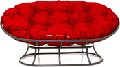M-Group Мамасан 12100306 (серый/красная подушка)